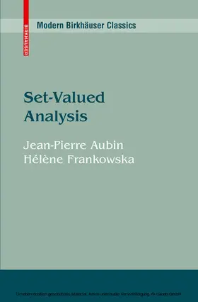 Aubin / Frankowska |  Set-Valued Analysis | eBook | Sack Fachmedien