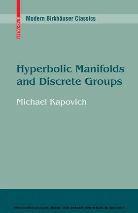 Kapovich | Hyperbolic Manifolds and Discrete Groups | E-Book | www.sack.de