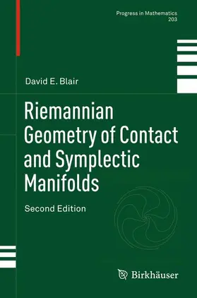 Blair | Riemannian Geometry of Contact and Symplectic Manifolds | Buch | 978-0-8176-4958-6 | sack.de
