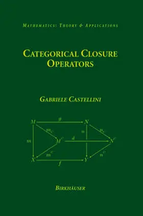 Castellini |  Categorical Closure Operators | eBook | Sack Fachmedien