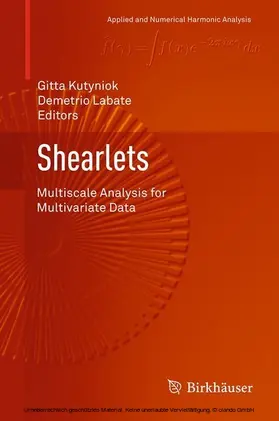 Kutyniok / Labate |  Shearlets | eBook | Sack Fachmedien