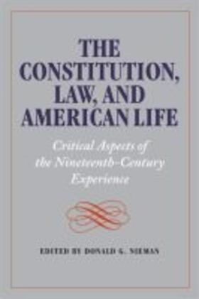 Nieman | The Constitution, Law, and American Life | Buch | 978-0-8203-4039-5 | sack.de