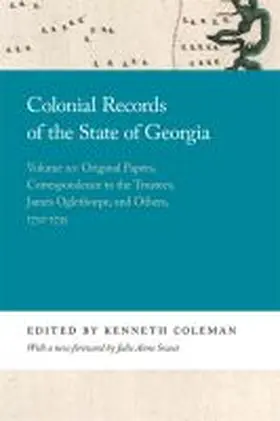 Coleman |  Colonial Records of the State of Georgia | Buch |  Sack Fachmedien
