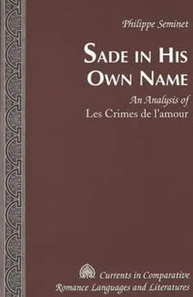 Seminet |  Sade in His Own Name | Buch |  Sack Fachmedien