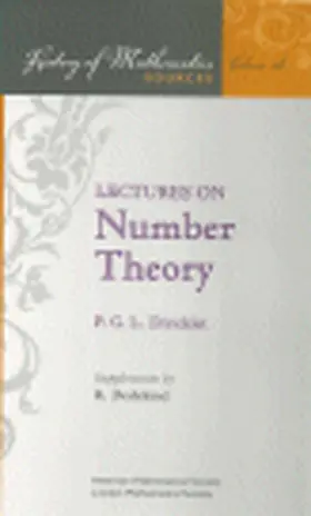 Dirichlet |  Lectures on Number Theory | Buch |  Sack Fachmedien