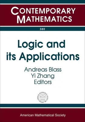Blass / Zhang |  Logic and its Applications | Buch |  Sack Fachmedien