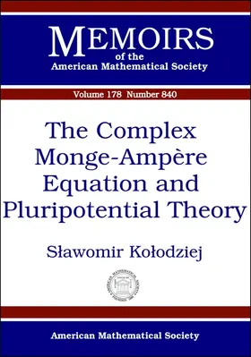 Kolodziej |  The Complex Monge-Ampere Equation and Pluripotential Theory | Buch |  Sack Fachmedien