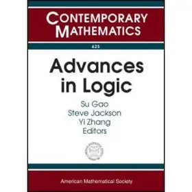 Gao / Jackson / Zhang |  Advances in Logic | Buch |  Sack Fachmedien