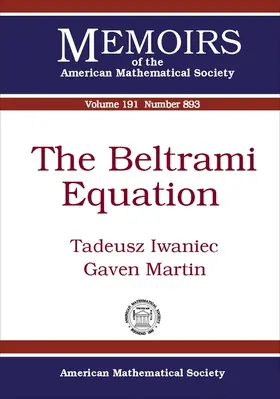 Iwaniec / Martin |  The Beltrami Equation | Buch |  Sack Fachmedien