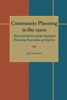 Lubove |  Community Planning in the 1920s | eBook | Sack Fachmedien