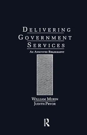 Murin / Pryor |  Delivering Government Services | Buch |  Sack Fachmedien