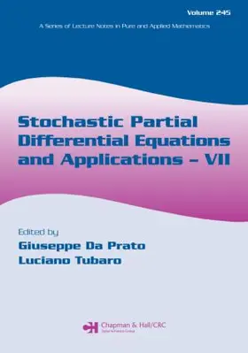 Da Prato / Tubaro |  Stochastic Partial Differential Equations and Applications - VII | Buch |  Sack Fachmedien