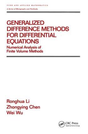 Li / Chen / Wu |  Generalized Difference Methods for Differential Equations | Buch |  Sack Fachmedien
