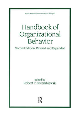 Golembiewski |  Handbook of Organizational Behavior | Buch |  Sack Fachmedien