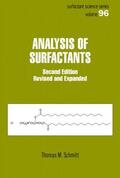 Schmitt |  Analysis of Surfactants | Buch |  Sack Fachmedien