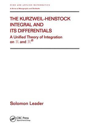 Leader |  The Kurzweil-Henstock Integral and Its Differential | Buch |  Sack Fachmedien
