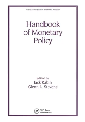 Rabin |  Handbook of Monetary Policy | Buch |  Sack Fachmedien