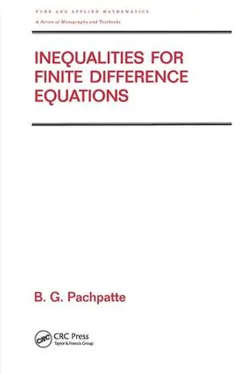 Pachpatte |  Inequalities for Finite Difference Equations | Buch |  Sack Fachmedien