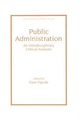 Vigoda-Gadot | Public Administration | Buch | 978-0-8247-0717-0 | sack.de
