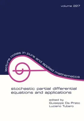 Da Prato |  Stochastic Partial Differential Equations and Applications | Buch |  Sack Fachmedien