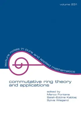 Fontana | Commutative Ring Theory and Applications | Buch | 978-0-8247-0855-9 | sack.de
