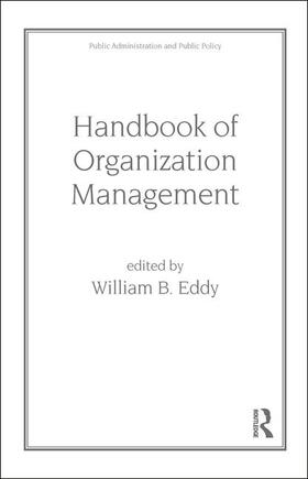 Eddy | Handbook of Organization Management | Buch | 978-0-8247-1813-8 | sack.de