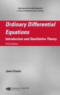 Cronin |  Ordinary Differential Equations | Buch |  Sack Fachmedien