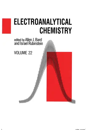 Bard / Rubinstein |  Electroanalytical Chemistry | Buch |  Sack Fachmedien