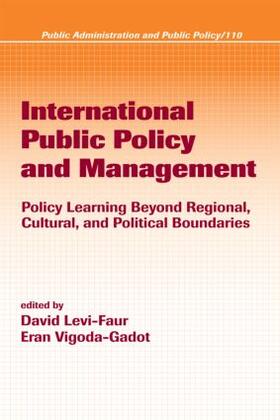 Levi-Faur / Vigoda-Gadot |  International Public Policy and Management | Buch |  Sack Fachmedien