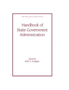 Gargan |  Handbook of State Government Administration | Buch |  Sack Fachmedien