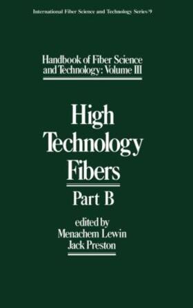 Lewin / Preston | Handbook of Fiber Science and Technology Volume 2 | Buch | 978-0-8247-8066-1 | sack.de
