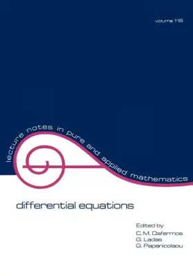 Dafermos / Ladas / Papanicolaou |  Differential Equations | Buch |  Sack Fachmedien