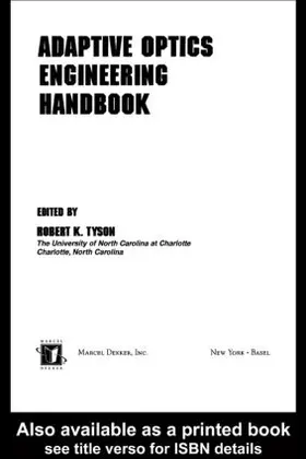 Tyson | Adaptive Optics Engineering Handbook | Buch | 978-0-8247-8275-7 | www.sack.de