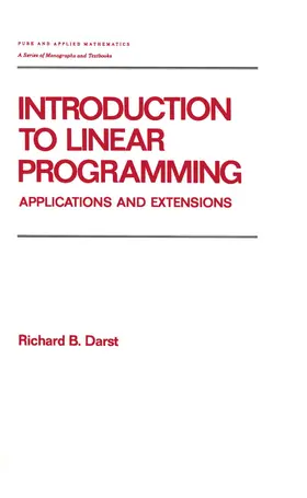 Darst |  Introduction to Linear Programming | Buch |  Sack Fachmedien