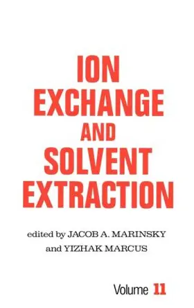 Marinsky / Marcus |  Ion Exchange and Solvent Extraction | Buch |  Sack Fachmedien