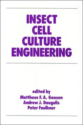 Goosen |  Insect Cell Culture Engineering | Buch |  Sack Fachmedien