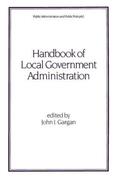 Gargan |  Handbook of Local Government Administration | Buch |  Sack Fachmedien