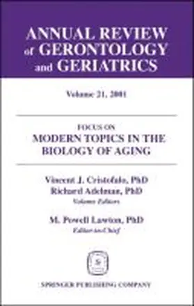 Cristofalo / Adelman |  Annual Review of Gerontology and Geriatrics, Volume 21, 2001 | Buch |  Sack Fachmedien