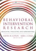 Gitlin / Czaja |  Behavioral Intervention Research | eBook | Sack Fachmedien