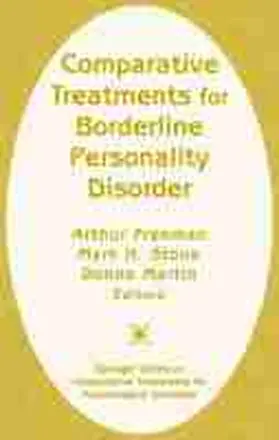 Freeman / Stone / Martin |  Comparative Treatments for Borderline Personality Disorder | Buch |  Sack Fachmedien