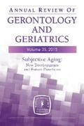 Diehl / Wahl |  Annual Review of Gerontology and Geriatrics, Volume 35, 2015 | eBook | Sack Fachmedien
