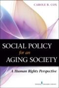 Cox |  Social Policy for an Aging Society | Buch |  Sack Fachmedien