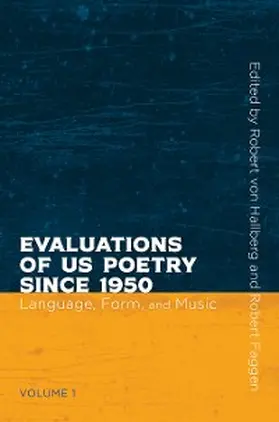 Hallberg / Faggen |  Evaluations of US Poetry since 1950, Volume 1 | eBook | Sack Fachmedien