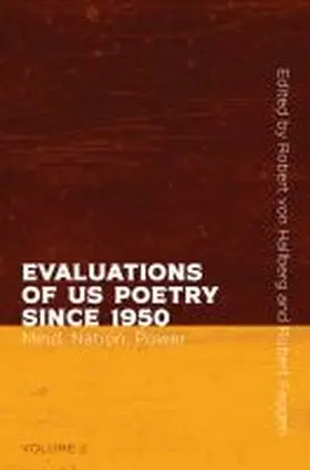 Faggen / Hallberg |  Evaluations of US Poetry Since 1950, Volume 2 | Buch |  Sack Fachmedien
