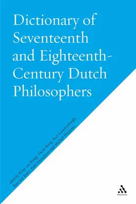 van / Krop / Leeuwenburgh |  Dictionary of Seventeenth and Eighteenth-Century Dutch Philosophers | Buch |  Sack Fachmedien
