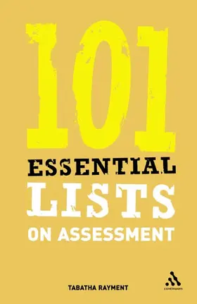 Rayment |  101 Essential Lists on Assessment | Buch |  Sack Fachmedien