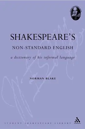 Blake |  Shakespeare's Non-Standard English | Buch |  Sack Fachmedien