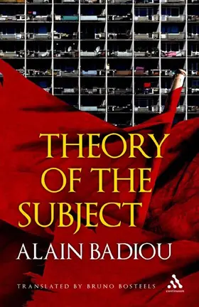Badiou |  Theory of the Subject | Buch |  Sack Fachmedien
