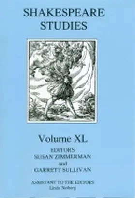  Shakespeare Studies | Buch |  Sack Fachmedien