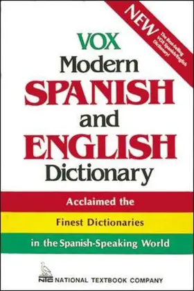 Vox |  Vox Modern Spanish and English Dictionary | Buch |  Sack Fachmedien